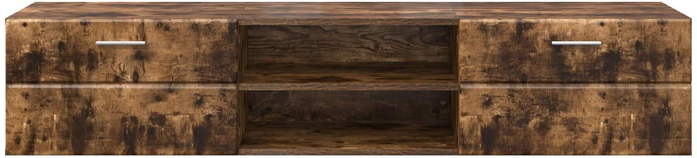 Medinė spinta 150 x 39 x 30 cm Rūkyta ąžuolas Apdirbta mediena