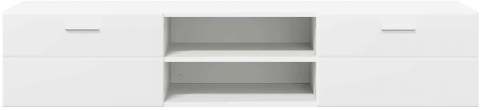 Medinė spinta 150 x 39 x 30 cm Balta Apdirbta mediena