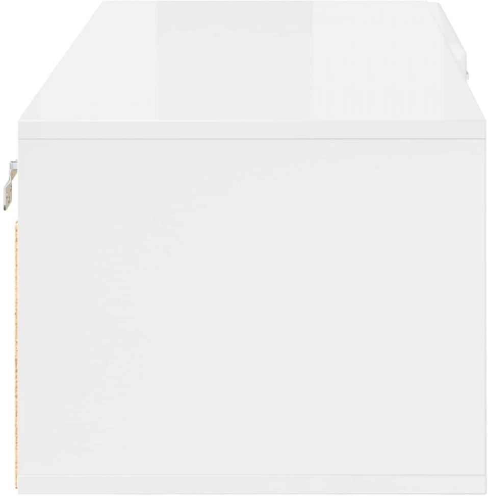 Medinė spinta 100,5 x 39 x 30 cm Betono pilka Apdirbta mediena