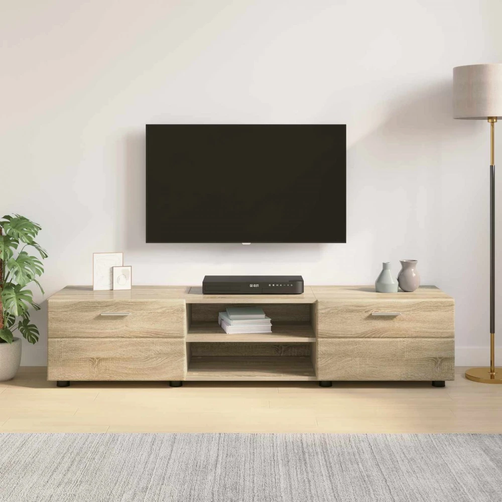 Medinė spinta 150 x 39 x 30 cm Sonoma ąžuolas Apdirbta mediena