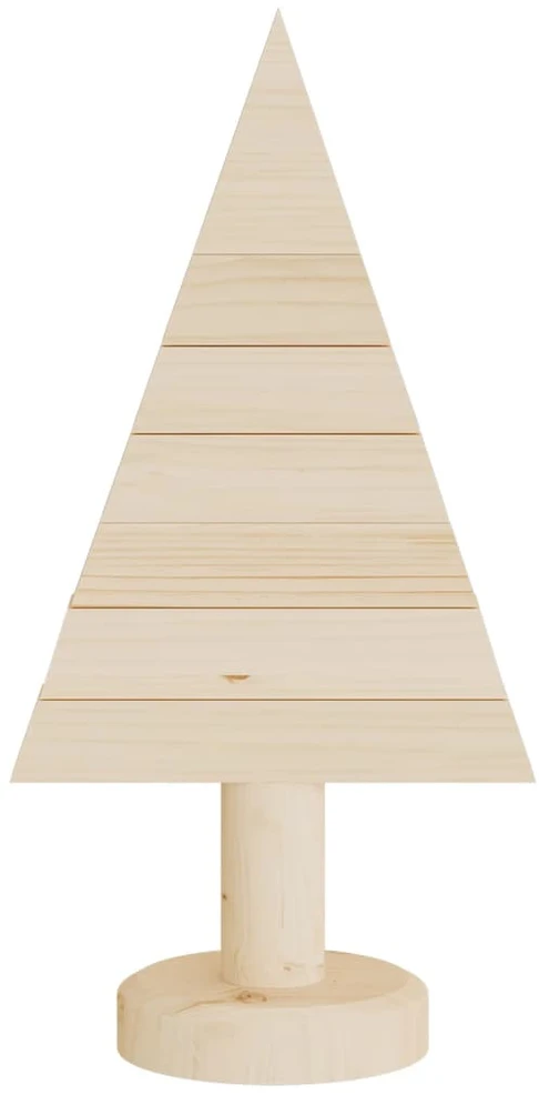 Medinės Kalėdų eglutės, 2vnt., 30cm, pušies medienos masyvas