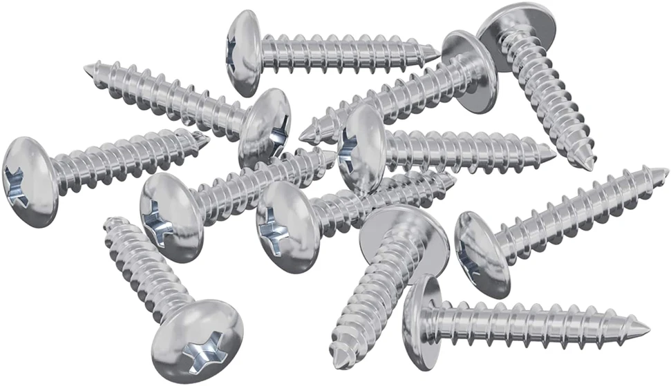 Mediniai varžtai 12 vnt. Sidabrinė M3,5 x 20 mm Plienas
