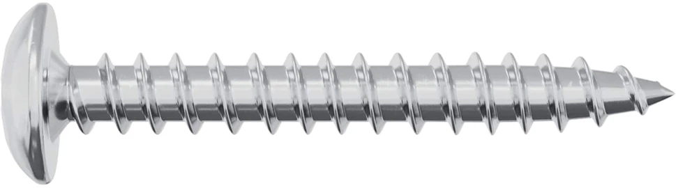Mediniai varžtai 12 vnt. Sidabrinė M4 x 28 mm Plienas