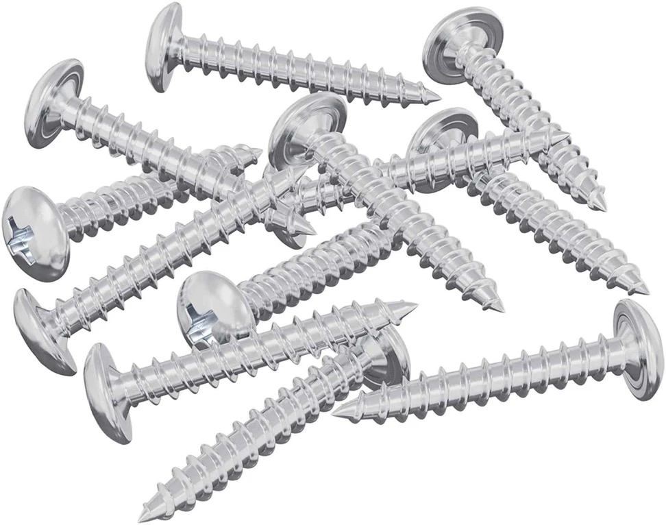 Mediniai varžtai 12 vnt. Sidabrinė M4 x 25 mm Plienas