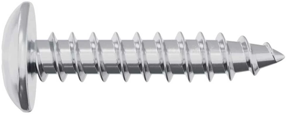 Mediniai varžtai 2 vnt. Sidabrinė M4 x 20 mm Plienas