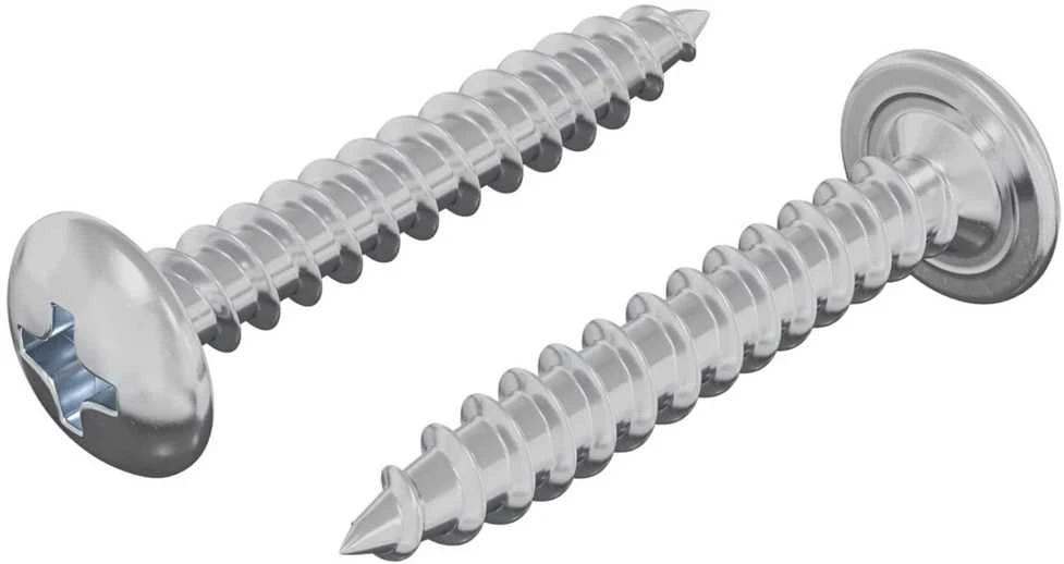 Mediniai varžtai 2 vnt. Sidabrinė M4 x 25 mm Plienas