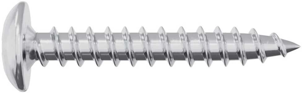 Mediniai varžtai 2 vnt. Sidabrinė M4 x 25 mm Plienas