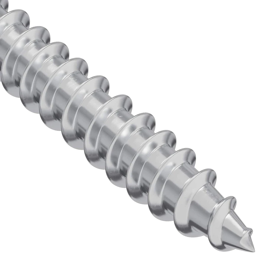 Mediniai varžtai 2 vnt. Sidabrinė M4 x 28 mm Plienas