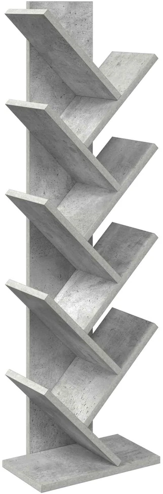 Medinis bibliotekos stovas 6-lygių 30 x 18 x 100 cm