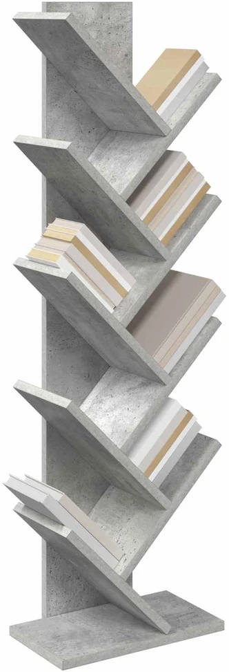 Medinis bibliotekos stovas 6-lygių 30 x 18 x 100 cm
