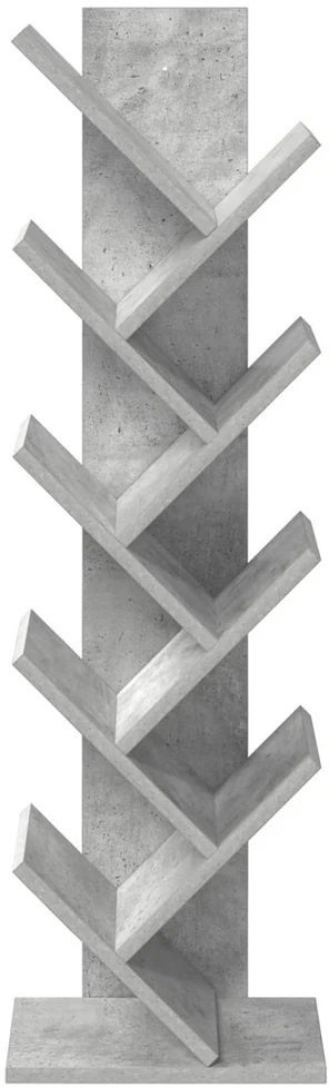 Medinis bibliotekos stovas 6-lygių 30 x 18 x 100 cm
