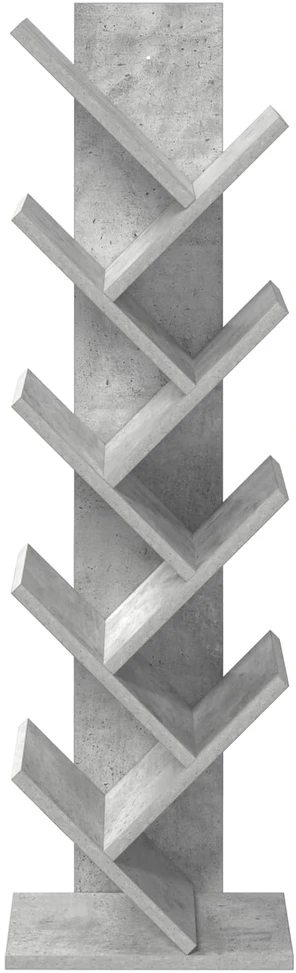 Medinis bibliotekos stovas 6-lygių 30 x 18 x 100 cm
