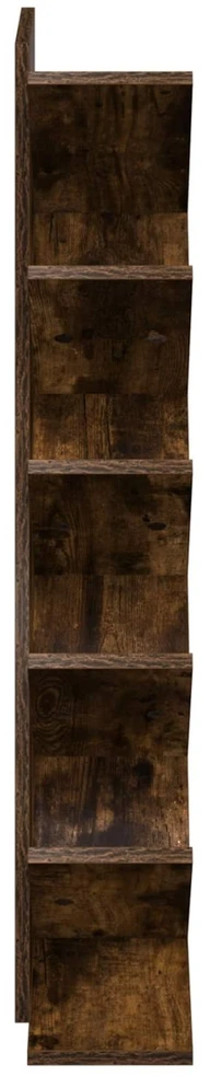 Medinis knygų laikiklis su 6 lygiais 30 x 18 x 100 cm