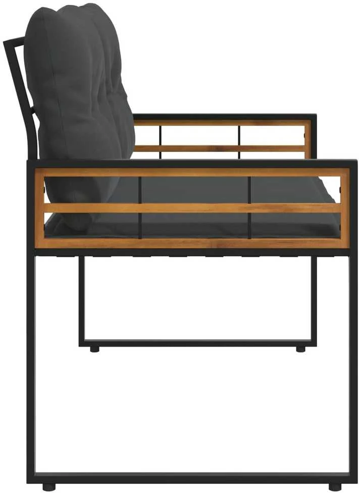 Medinis sluoksnio suolelis 114 x 55 x 77 cm Blanki pilka