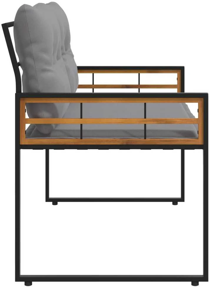 Medinis sluoksnio suolelis 114 x 55 x 77 cm Šviesiai pilka