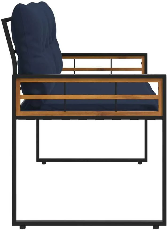 Medinis sluoksnio suolelis 114 x 55 x 77 cm Tamsiai mėlyna