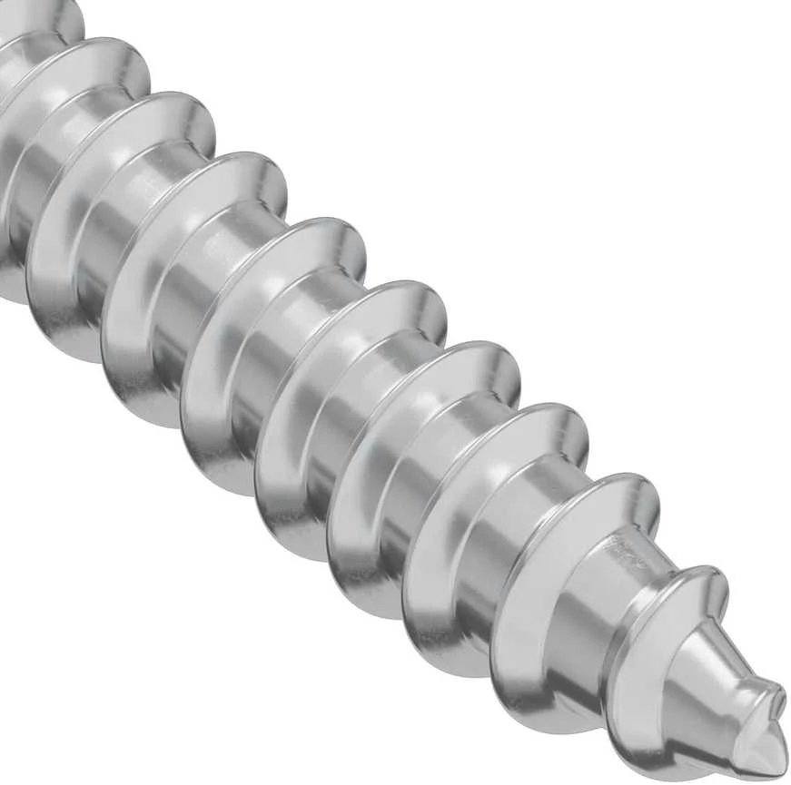 Medinis varžtas 2 vnt. Sidabrinė 9,8 x 53 mm Plienas