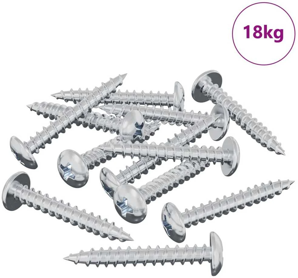 Medinis varžtas 8182 vnt. Sidabrinė M4 x 28 mm Geležis