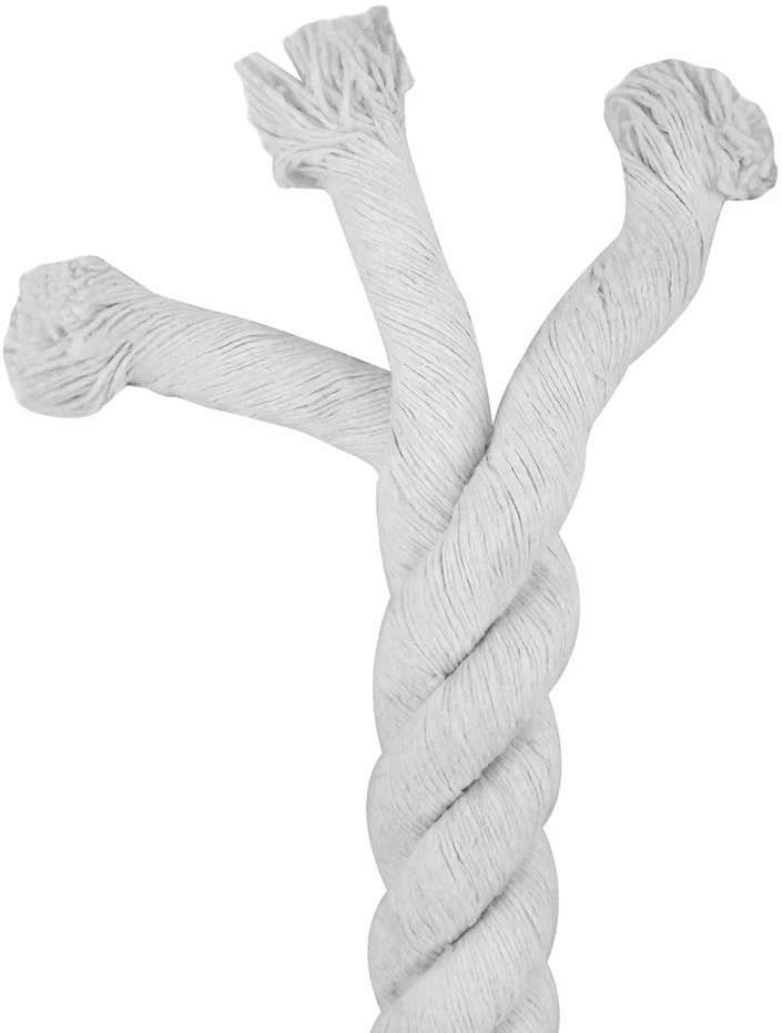 Medvilninė virvė 36 mm 25 m Balta 100% Medvilnė