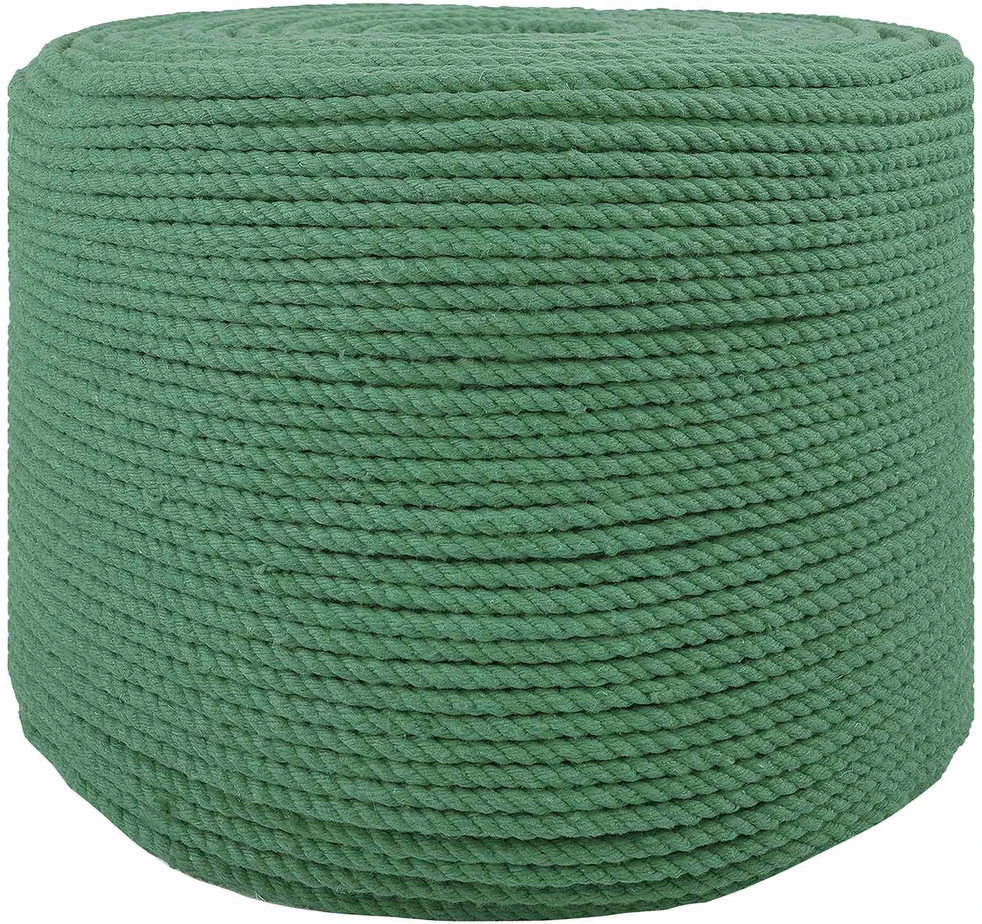 Medvilninė virvė 6 mm 50 m Žalia 100% Medvilnė