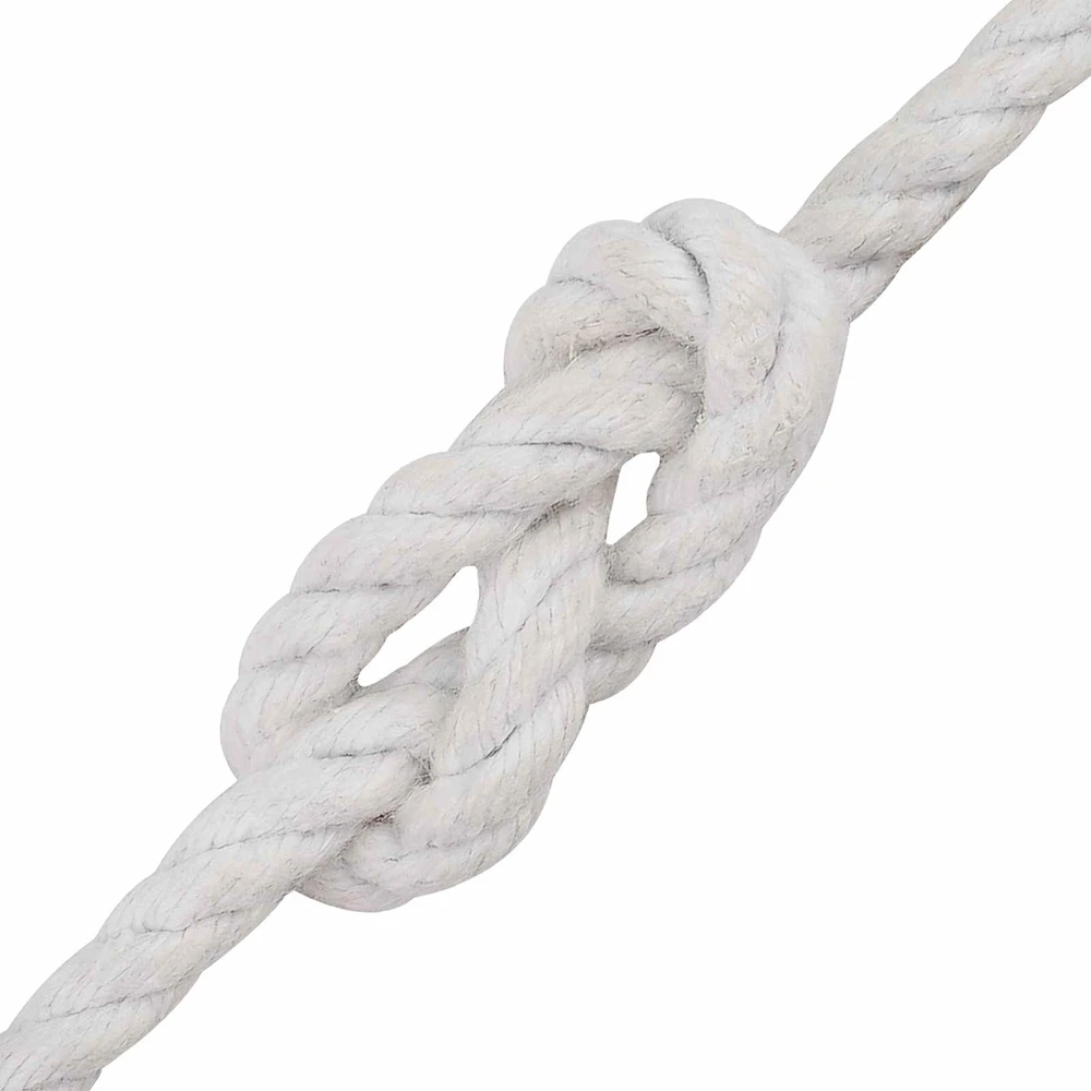 Medvilniniai siūlai 10 vnt. 2 mm 100 m Balta 100% Medvilnė