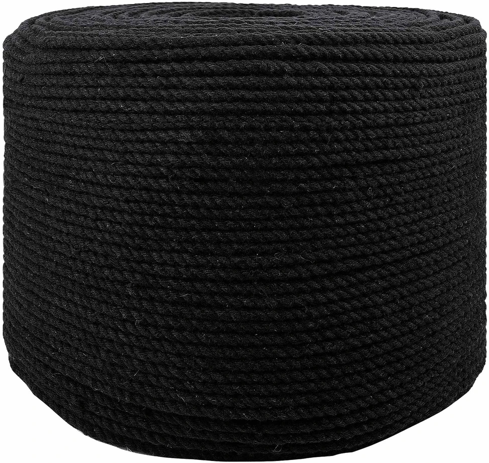 Medvilniniai siūlai 10 vnt. 2 mm 100 m Juoda 100% Medvilnė