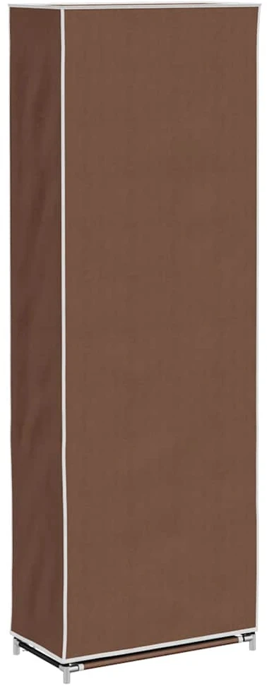 Medžiaginė Spintelė Batams 57 x 29 x 162 cm, Uždaroma, Ruda