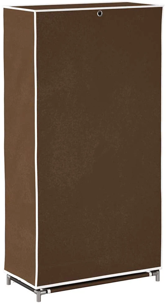 Medžiaginė Spintelė Batams 58 x 28 x 106 cm, Uždaroma, Ruda