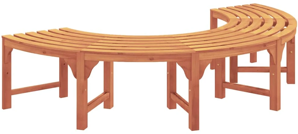Medžio suolelis 4 -Seater 210 x 80 x 45 cm Natūrali
