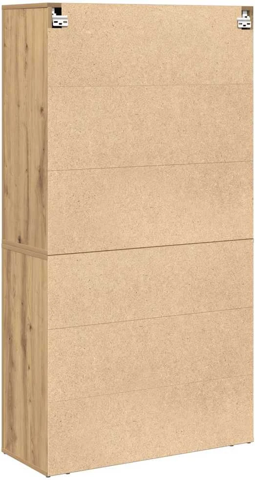 Highboardas artisano ąžuolo 80 x 33 x 150 cm Apdirbta mediena