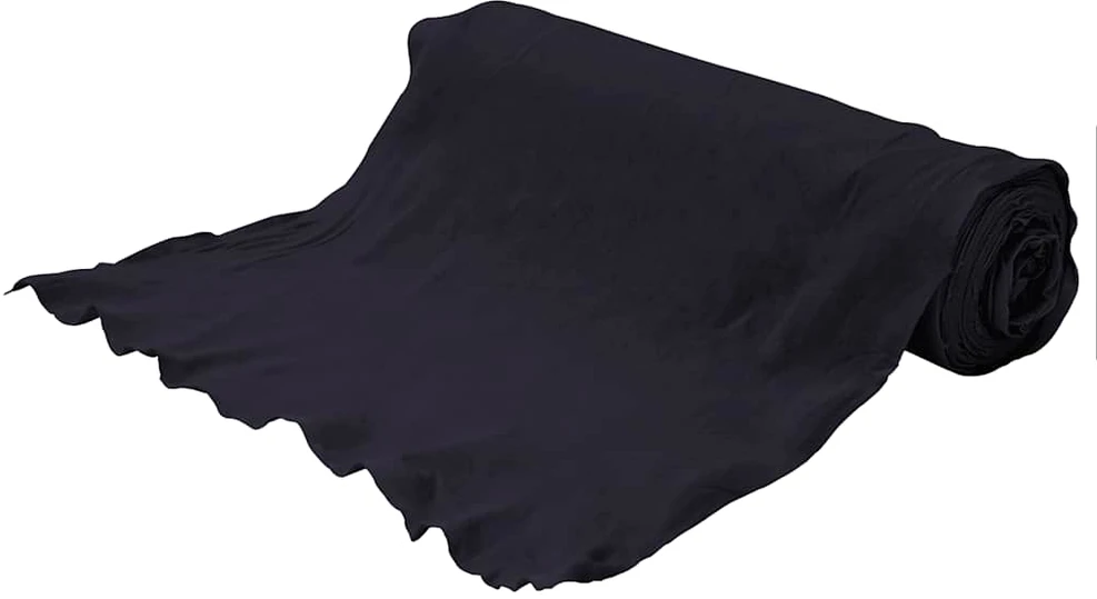 Membrana su geotekstile, juoda, 1x10m, poliesterio pluoštas