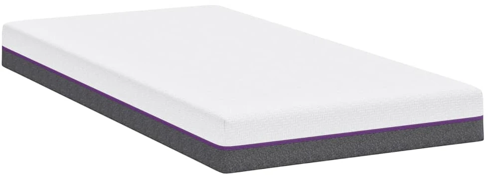 „Memory Foam“ čiužinys Vidutinis 100 x 200 cm Balta ir pilka