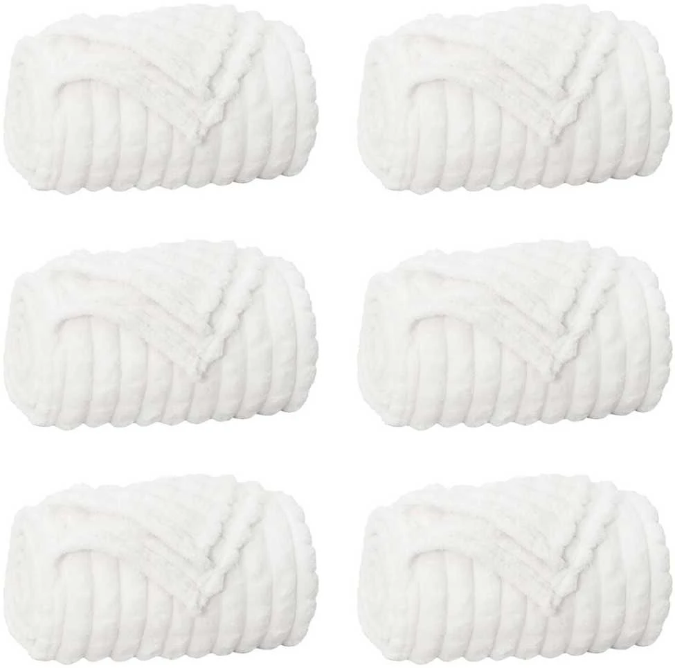 Mesti antklodės 6 vnt. Balta 150 x 130 cm 2.75 kg Flysas