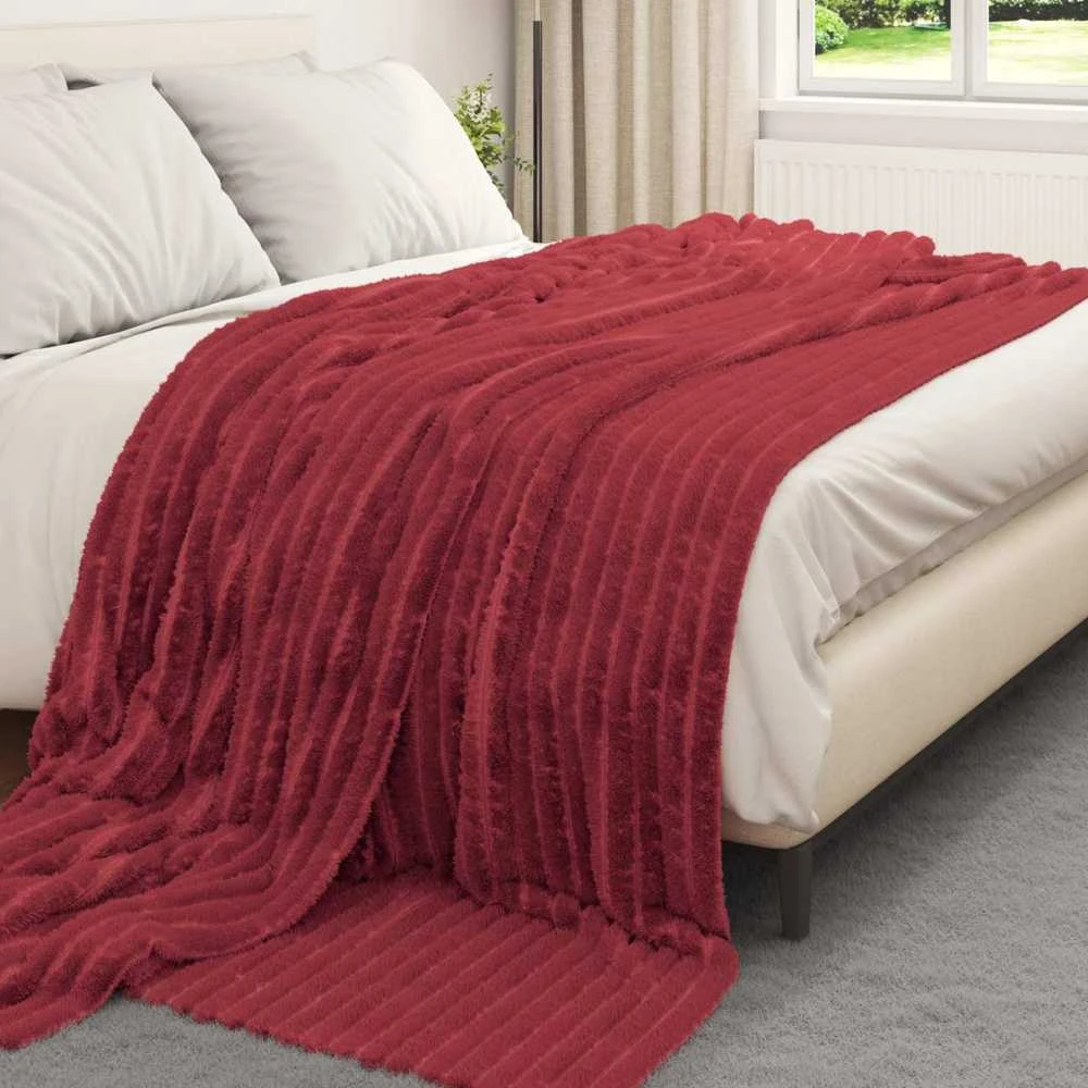 Mesti antklodės 6 vnt. Bordo raudona 240 x 220 cm 8.76 kg