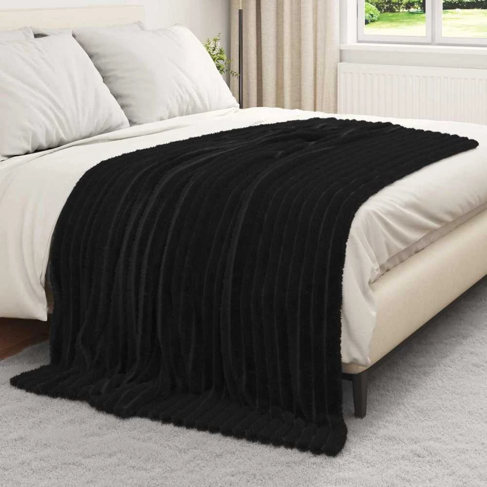 Mesti antklodės 6 vnt. Juoda 200 x 150 cm 4.75 kg Flysas
