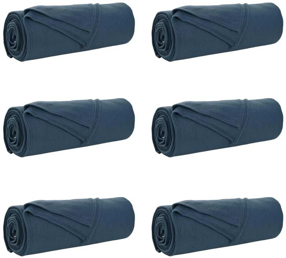 Mesti antklodės 6 vnt. Jūrinė mėlyna 210 x 140 cm 2.44 kg