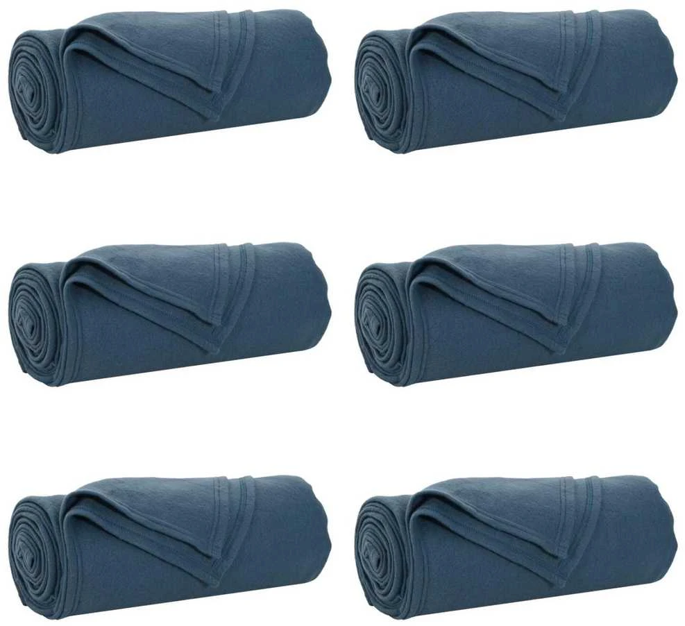 Mesti antklodės 6 vnt. Jūrinė mėlyna 270 x 240 cm 5.38 kg