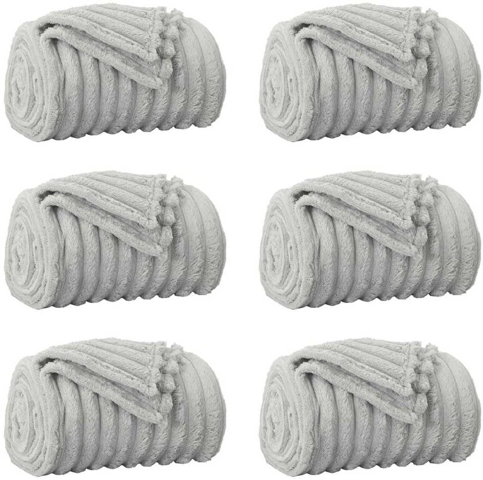 Mesti antklodės 6 vnt. Pilka 150 x 130 cm 2.85 kg Flysas