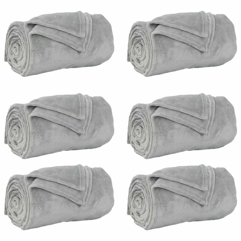 Mesti antklodės 6 vnt. Pilka 150 x 200 cm 4.68 kg Flysas