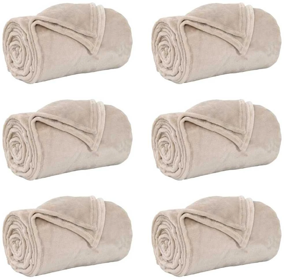 Mesti antklodės 6 vnt. Smėlio 240 x 270 cm 9.93 kg Flysas