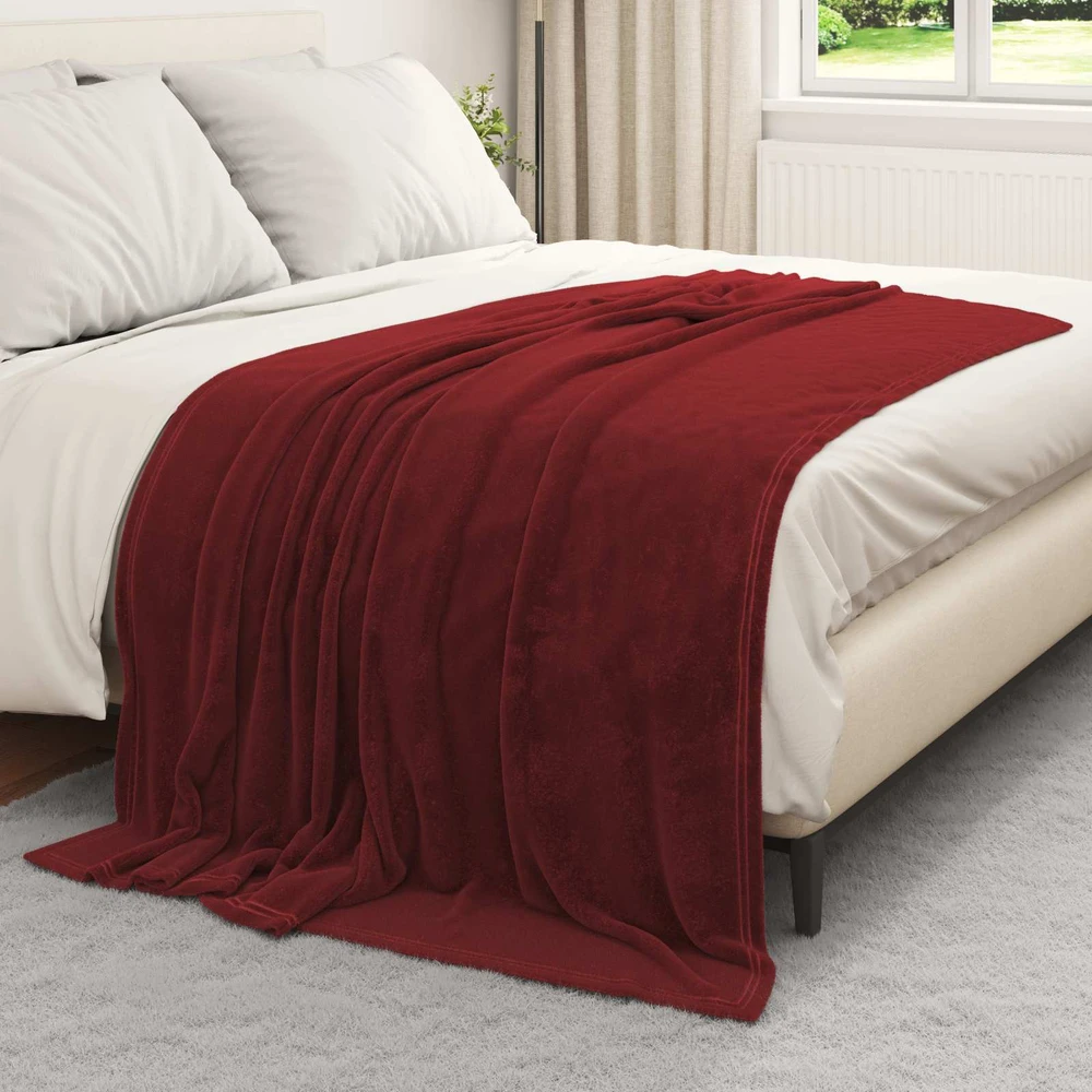 Mesti antklodės 6 vnt. Bordo raudona 150 x 200 cm 4.68 kg
