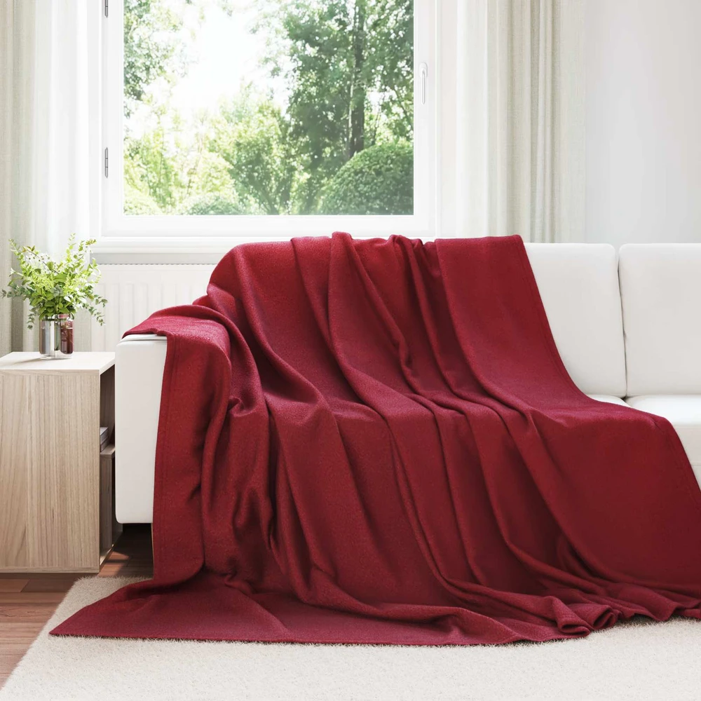 Mesti antklodės 6 vnt. Bordo raudona 240 x 220 cm 4.28 kg