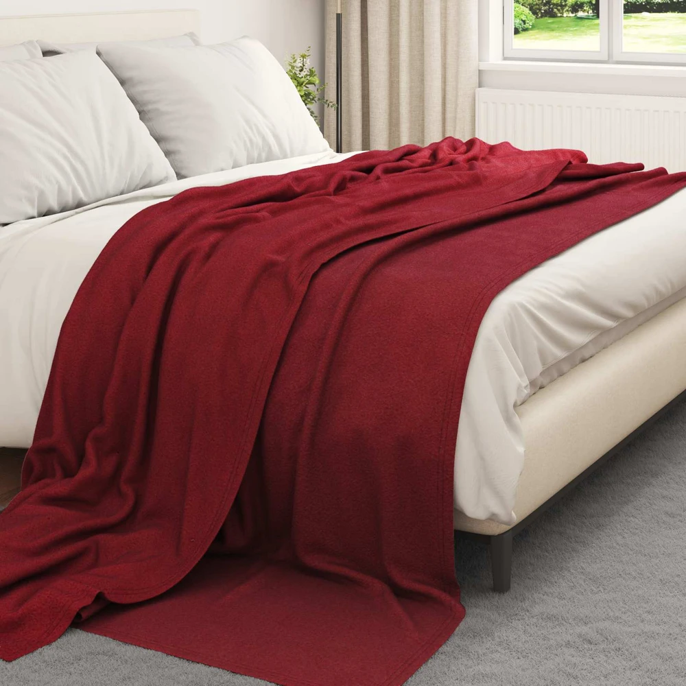 Mesti antklodės 6 vnt. Bordo raudona 240 x 220 cm 4.28 kg