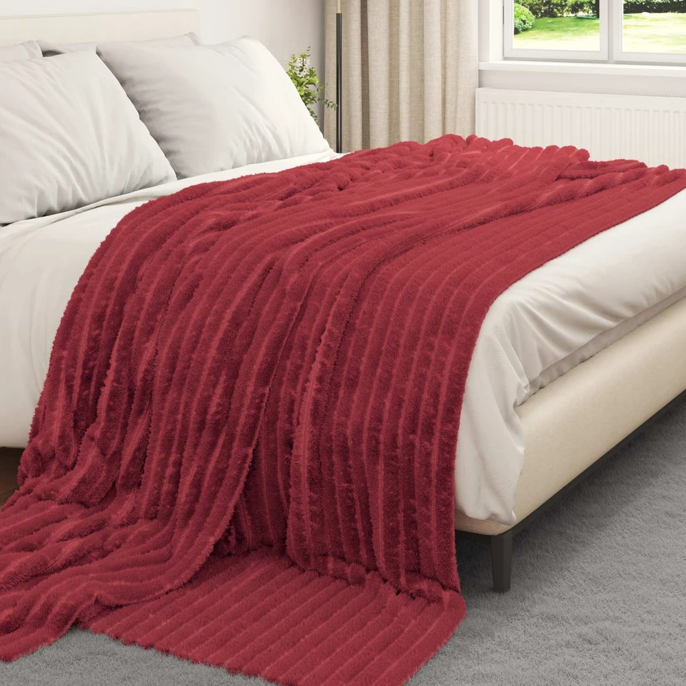 Mesti antklodės 6 vnt. Bordo raudona 270 x 240 cm 10.31 kg