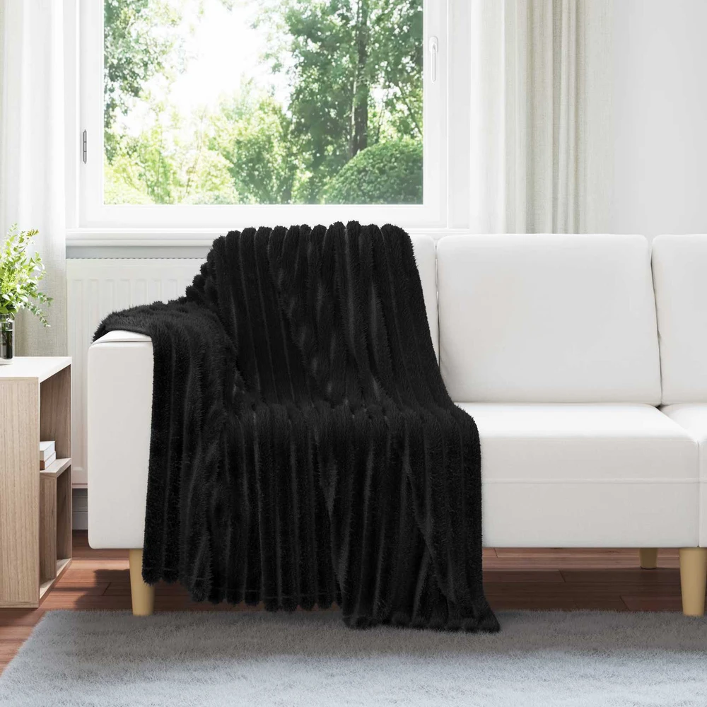 Mesti antklodės 6 vnt. Juoda 150 x 130 cm 2.85 kg Flysas