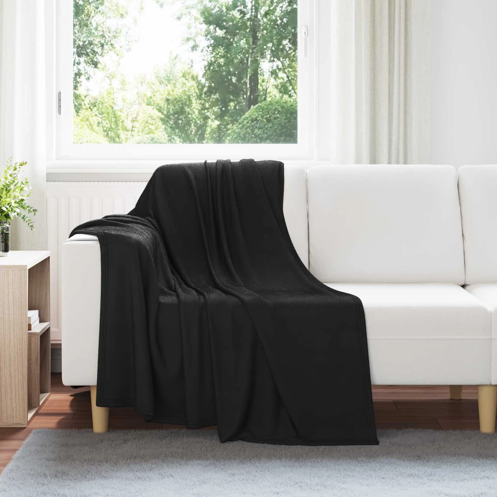 Mesti antklodės 6 vnt. Juoda 170 x 130 cm 1.86 kg Flysas
