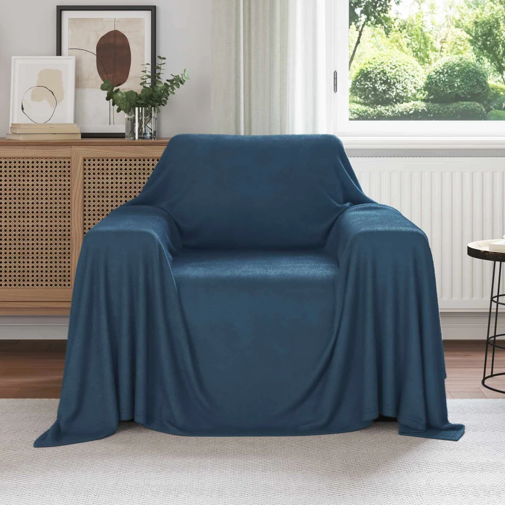 Mesti antklodės 6 vnt. Jūrinė mėlyna 210 x 140 cm 2.44 kg