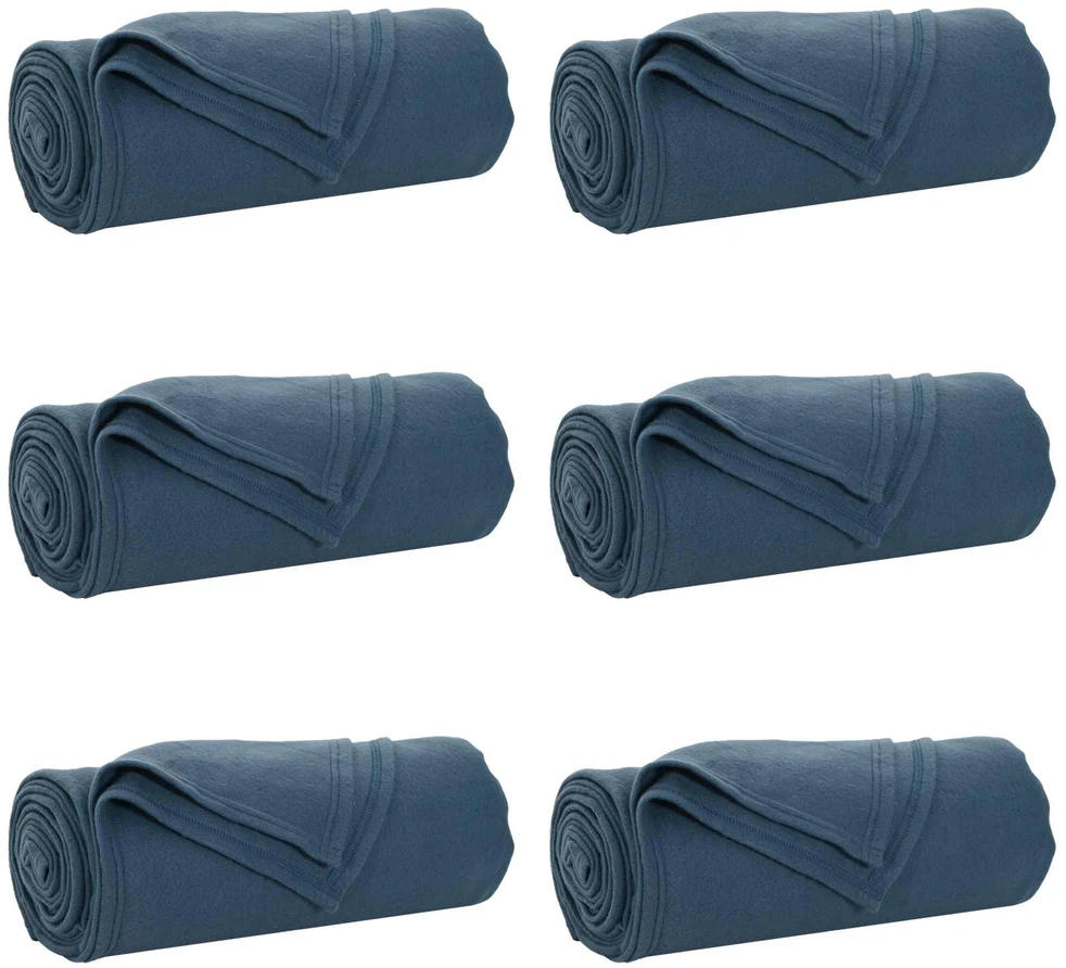 Mesti antklodės 6 vnt. Jūrinė mėlyna 240 x 220 cm 4.49 kg
