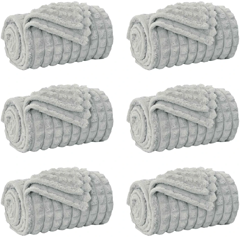 Mesti antklodės 6 vnt. Pilka 200 x 150 cm 4.5kg Flysas