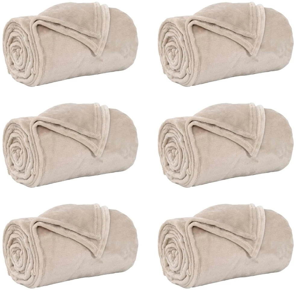 Mesti antklodės 6 vnt. Smėlio 240 x 270 cm 9.93 kg Flysas